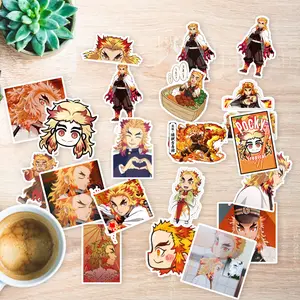 Stickers Pack 20 Pcs Demon Bumper Slayer Colorful Aesthetic Kyoujurou Car Water Bike Bottle Waterproof Guitar Vinyl Luggage Skateboard Laptop