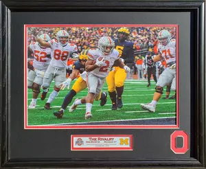 Ohio State vs Michigan 2019 The Rivalry Custom Framed Picture