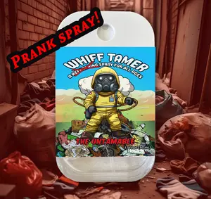 BAD-SMELLING Prank Spray, Pocket Sized, Simple Ingredients, Fun, Revenge, Whiff Tamer  – 1.7 oz / 50 ml Cockroach Exterminator Cockroach Control