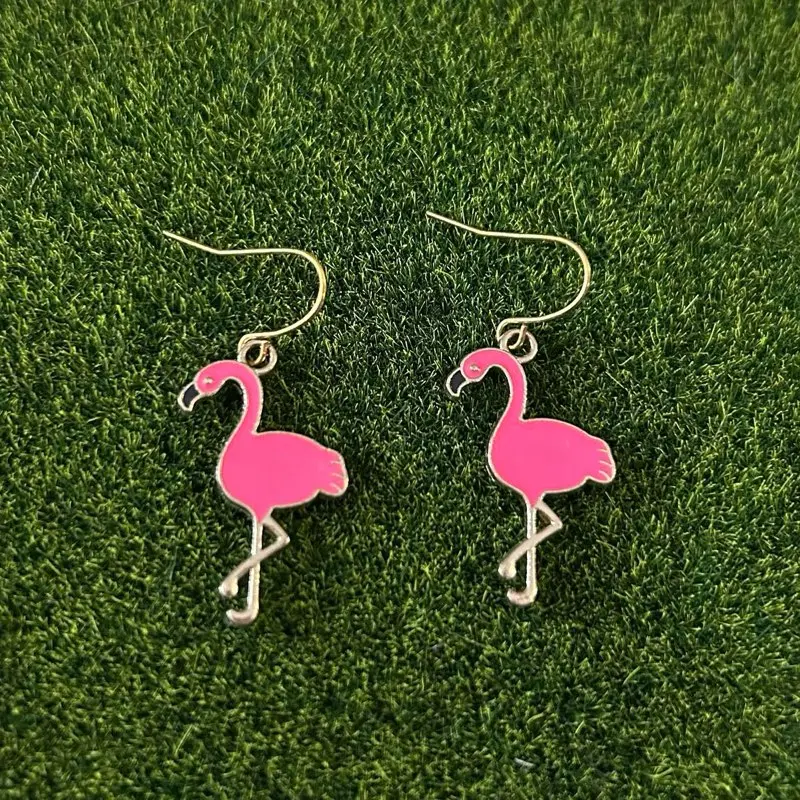 Flamingo Nickel Free Dangle Earrings