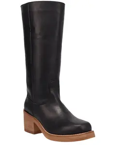 Dingo Women's Vagabond Fashion Boot Round Toe - Di2287-Blk