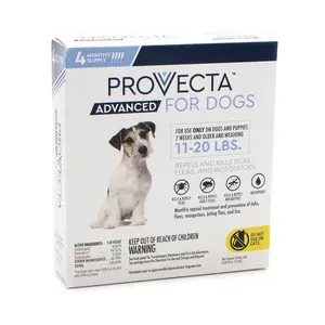 PROVECTA ADVANCED Flea & Tick Treatment for Medium Dogs 11-20lbs 4 Month Supply