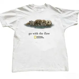 National Geographic "Go with the Flow" Unisex T-Shirt, Gift