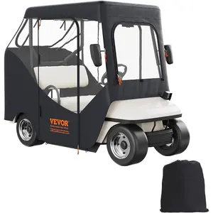 VEVOR Golf Cart Enclosure, Polyester Driving Enclosure, Club Car Covers Universal Fits for Most Brand Carts, Sunproof and Dustproof Outdoor Cart CoverVEVOR Super Brand Day