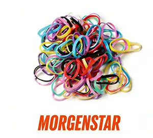 MORGENSTAR  Colorful Hair Ties for Styling Durable Material Versatile for All Hair Types Secure Hold Perfect Occasions with Free Gift