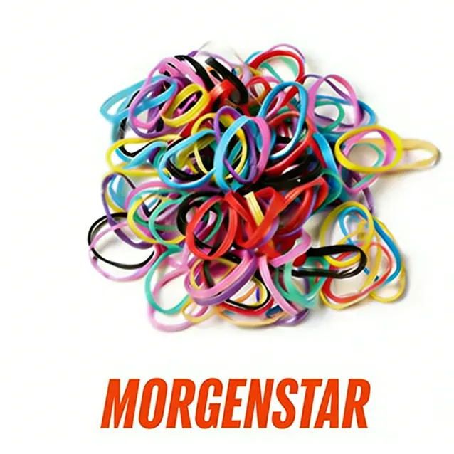 MORGENSTAR Colorful Scrunchies Hair Ties with Color Options - Durable, Secure-Hold Fashion Accessories for Extensions & Wigs, Versatile for All Types, Ideal for Daily & Special Occasions (Free Gift Included)
