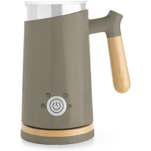 Electric Milk Frother - Automatic Milk Foamer & Heater for Coffee, Latte, Cappuccino, Other Creamy Drinks - 4 Settings for Cold , Airy Milk , Dense  & Warm Milk - Easy to Use