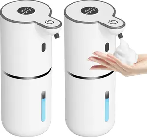 Automatic Soap Dispenser, Touchless Foaming Soap Dispenser, USB Rechargeable, Adjustable Soap Handwasher, 6 Levels Adjustable Foam Pump for Bathroom Kitchen Restroom, Home Essentials