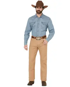 Wrangler Men's Men'S Tough Comfort Regular Fit Stretch Canvas Pants - 112361466