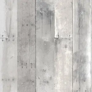 Reclaimed Wood Peel & Stick Wallpaper Gray - Threshold