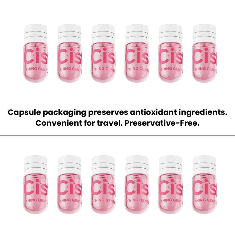 Cistto TSA-Approved Cleansing Oil CapsulesLeak-Proof Single Use | Melts Waterproof Makeup in 15sZero Residue, Perfect for Travel & Gym! Floral Acne