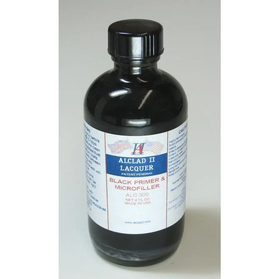 Alclad II 4oz. Bottle Black Primer & Microfiller ALC-309