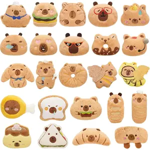 WYZOID 24PCS Kids Plush Keychains Bulk, Mini Stuffed Animal Keychains, Capybara Backpack Charms, Party Favors, Classroom Prizes, Goodie Bag Fillers, Birthday Gifts for Kids