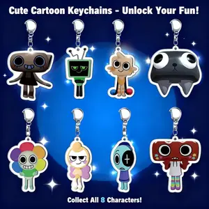 Dandyland Acrylic Keychains Double Sided , Great For Daily Use Or As Thoughtful Little Gifts For Your Friends And Yourself
