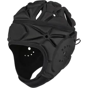 Soft shell helmet American football 7-a-side football headgear anti-collision cap football head protector suitable for adults, teenagers, and children