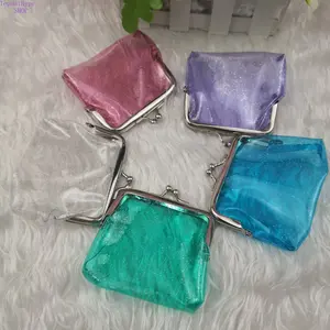 2026 New Clear Glitter Coin Purse, 4 Inch Slim Wallet for Bank Cards & Keys, Multi-Use Mini Pouch for Earphones & Lipsticks, Portable Lightweight Storage Bag Perfect for Daily Carry, Travel & Gift Giving