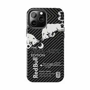 The Night Shift Edition Phone Case - Red Bull Aesthetic Cover Compatible with iPhone 17-11 Pro Max, Plus & SAMSUNG GALAXY S21-25 ULTRA PLUS