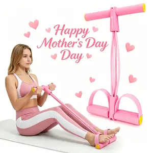 Multi-functional Pedal Resistance Band - Elastic Pull Rope Fitness,Full-Body Workout at Home Gym,Exercise Sit-up,Yoga,Abdominal Training