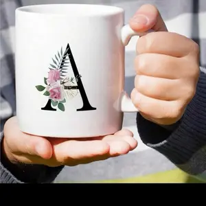 Initial Coffee Mugs, 11 Oz, A-Z Alphabet Letter Monogram Mugs, Birthday Christmas New Year Gift For Friends Dad Mom Sister Coworker mug orders