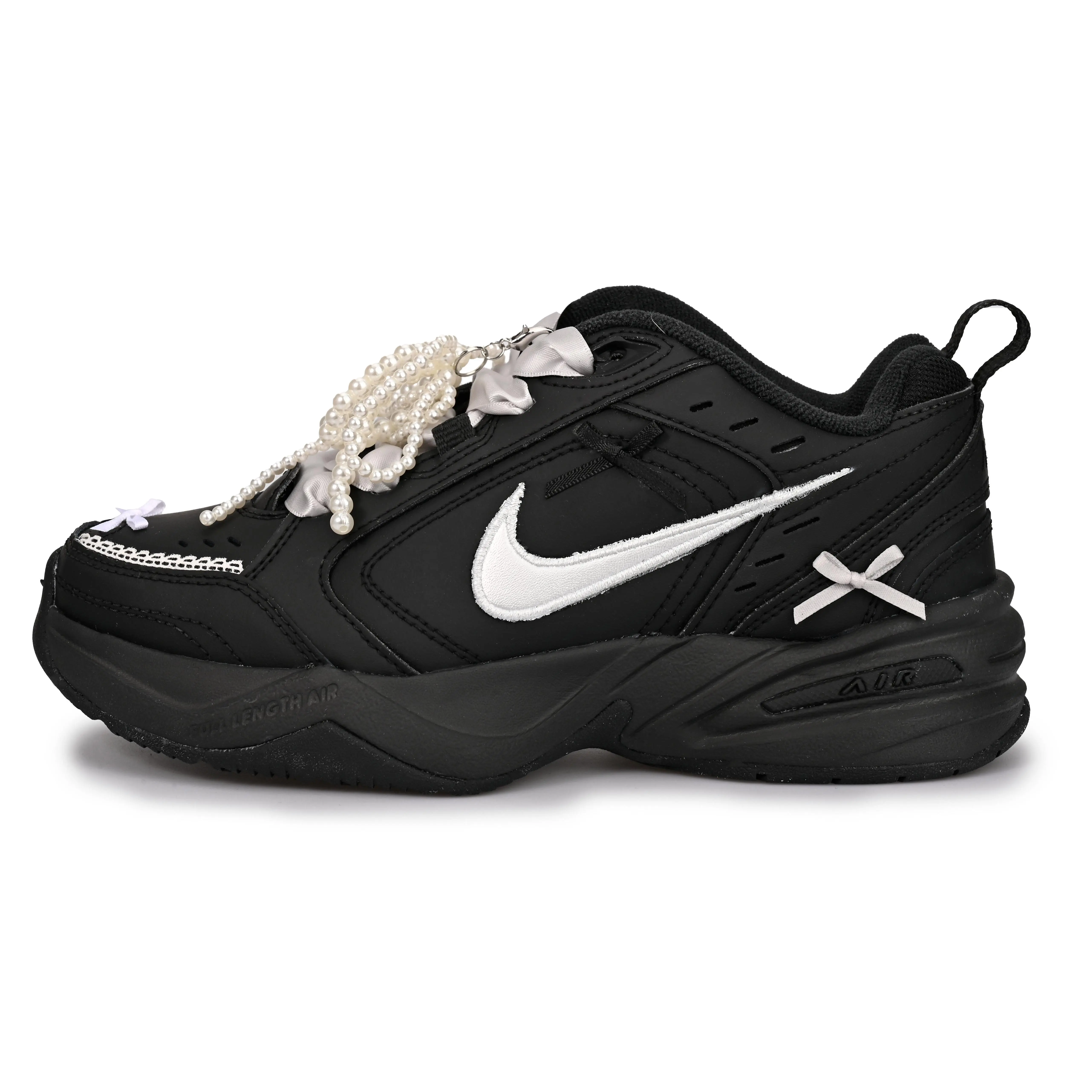 Nike Air Monarch 4 Moonlight Ballet Vlad Retro Low-Top Athletic Sneakers - Maison Mihara House White Official Men's & Women's Casual Walking Trending Shoes, Casual Walking Sneakers