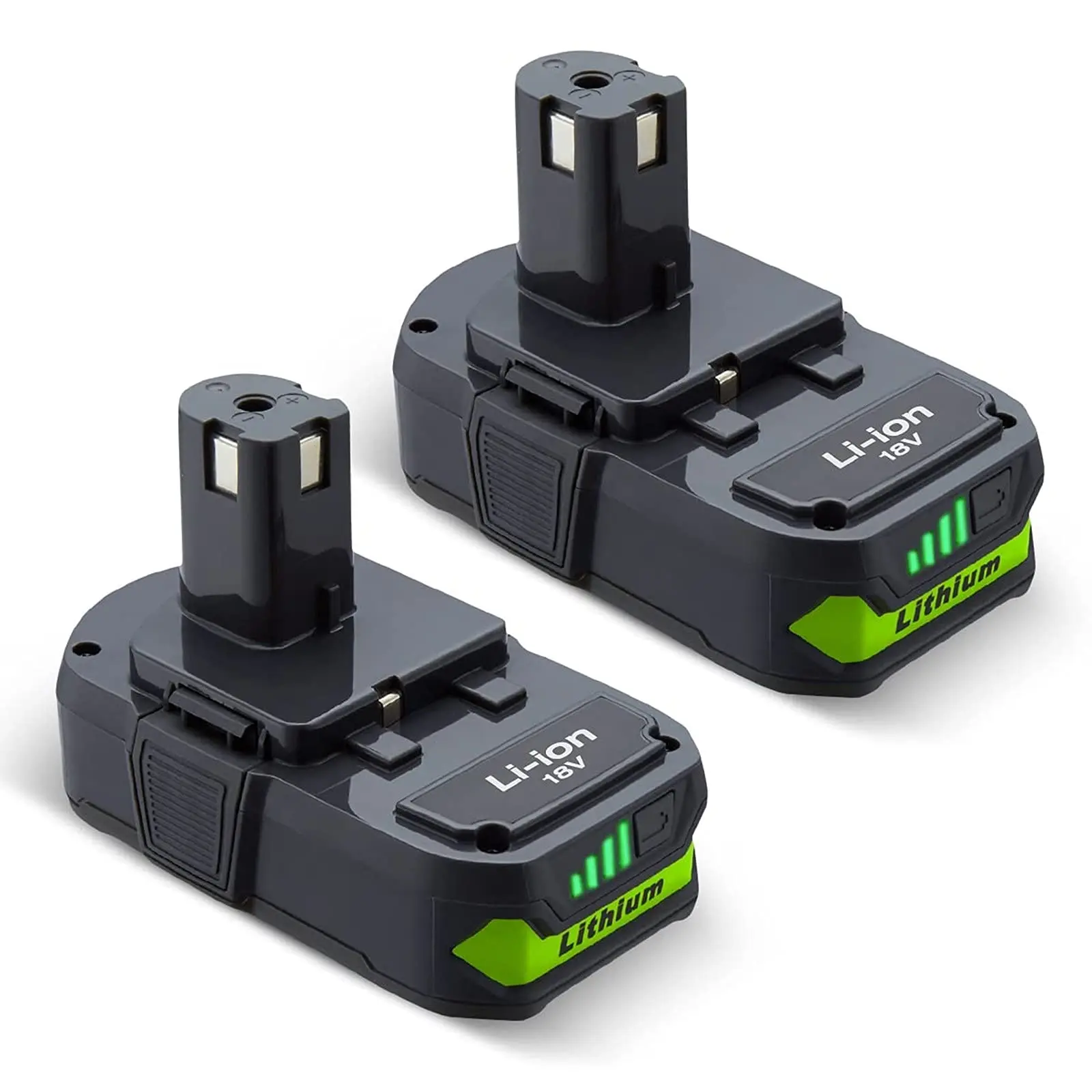P102 18V 2Pack 3600mAh P108 Battery Compatible with Ryobi 18V Lithium Battery ONE+ P102 P103 P104 P105 P107 P108 P109 P190 P191 P122 Cordless Tool Battery