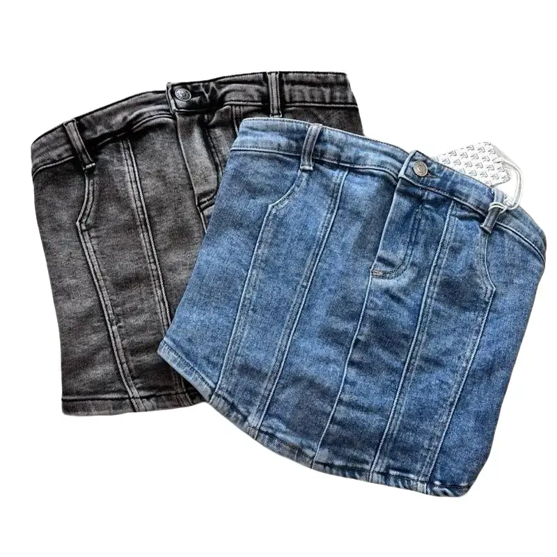 Lettie Denim Tube Top