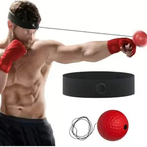 Boxing Reflex Ball Set With Adjustable Headband for Punching Practice, Interactive Boxing Ball, Improve Reaction Response, String for Enhanced Reaction Training Gift for Boyfriends
