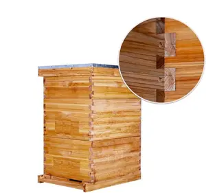 GARVEE Premium Solid Wood Traditional Cedar Beehive - Windowless Design, Durable Construction, Easy Assembly, Enhanced Insulation for Optimal Hive Conditions