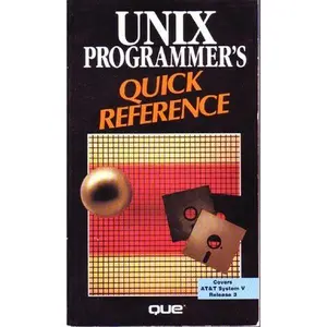 USED-Unix Programmer's Quick Reference (Que Quick Reference Series) by John Valley (Paperback)