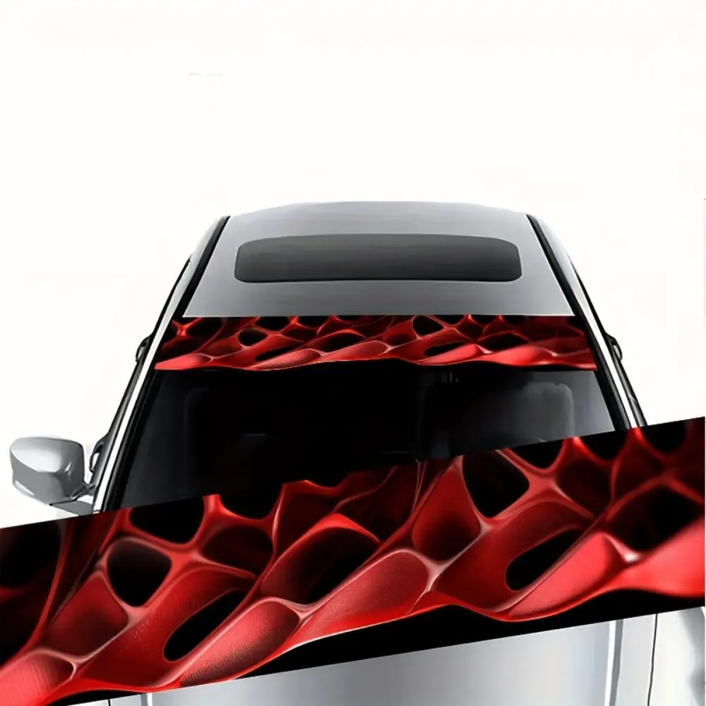Car Front Windshield Sticker, Waterproof & Anti-scratch Car Windshield Sticker, Universal Car Exterior Accessories for Audi, Honda, Mitsubishi, Ford, Volkswagen, BMW, Opel, Porsche, Citroen