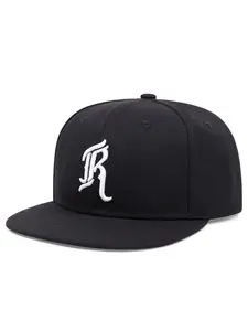 2026 New Simple Creative Baseball Hat JR Embroidered Street Fashion Hip Hop Hat Outdoor Leisure Sports Sunshade Hat Daily Life Commuter Decoration Skateboard Hat Unisex Personalized Multi Functional Adjustable Flat Edge Hat Customizable Hats