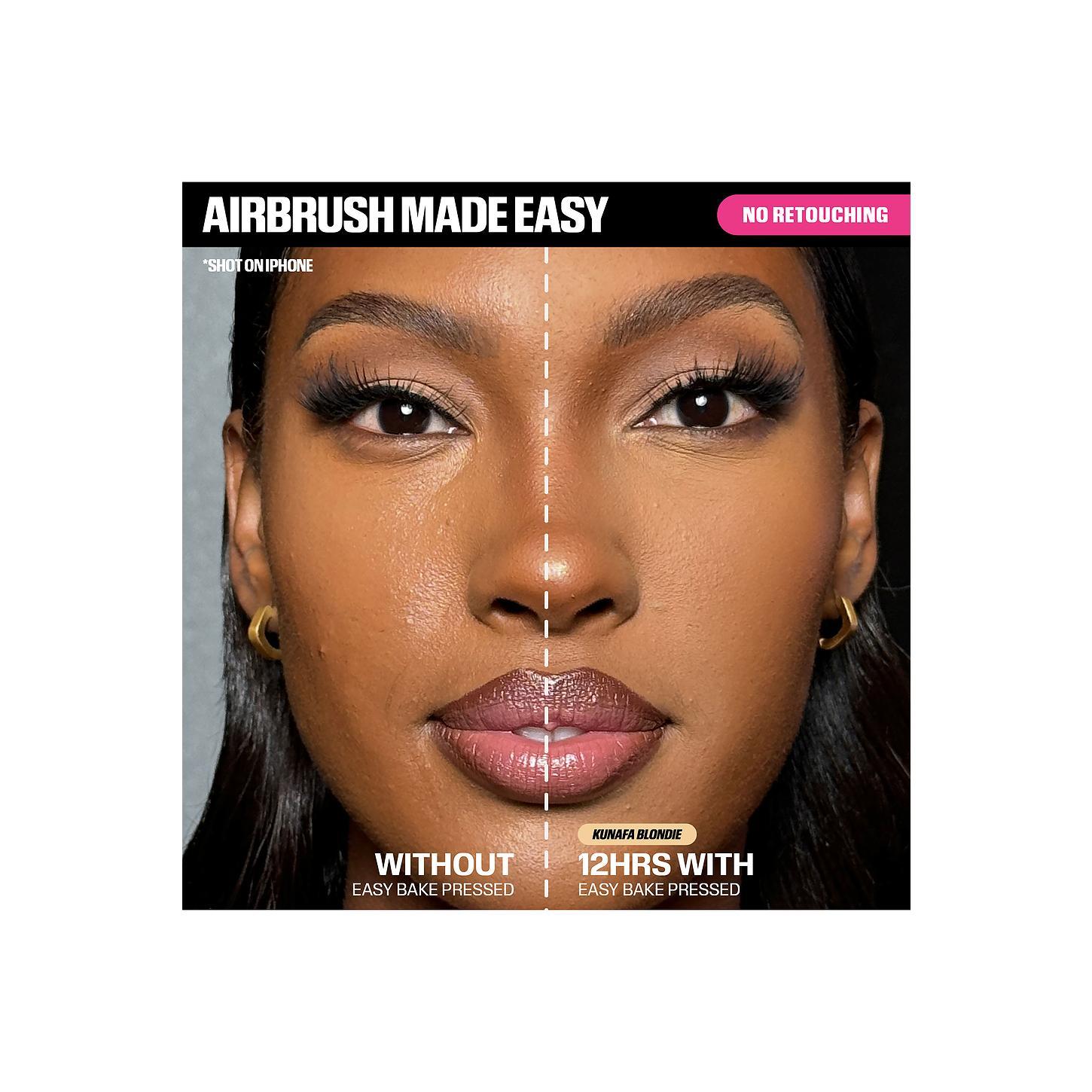 Huda Beauty Easy Bake Pressed Powder in Kunafa Blondie