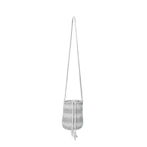 Caribeña Wayuu Silver Handcrafted Mochila
