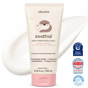 Soothal Baby Moisturizing Cream for Eczema-Prone Sensitive Dry Skin Ceramide & Cica Barrier Cream Fragrance-Free Non-Greasy 24-Hour Hydration K-Beauty Face & Body 6.09 fl oz