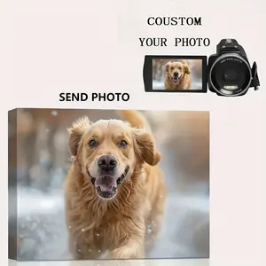 Custom Photo Canvas Painting Frame - Personalized Canvas Wall Art Transform Your Photos into Stunning Framed Wall Art, Digital Printed Photos on Canvas, Perfect for Home Decoration Gifts and Souvenirs