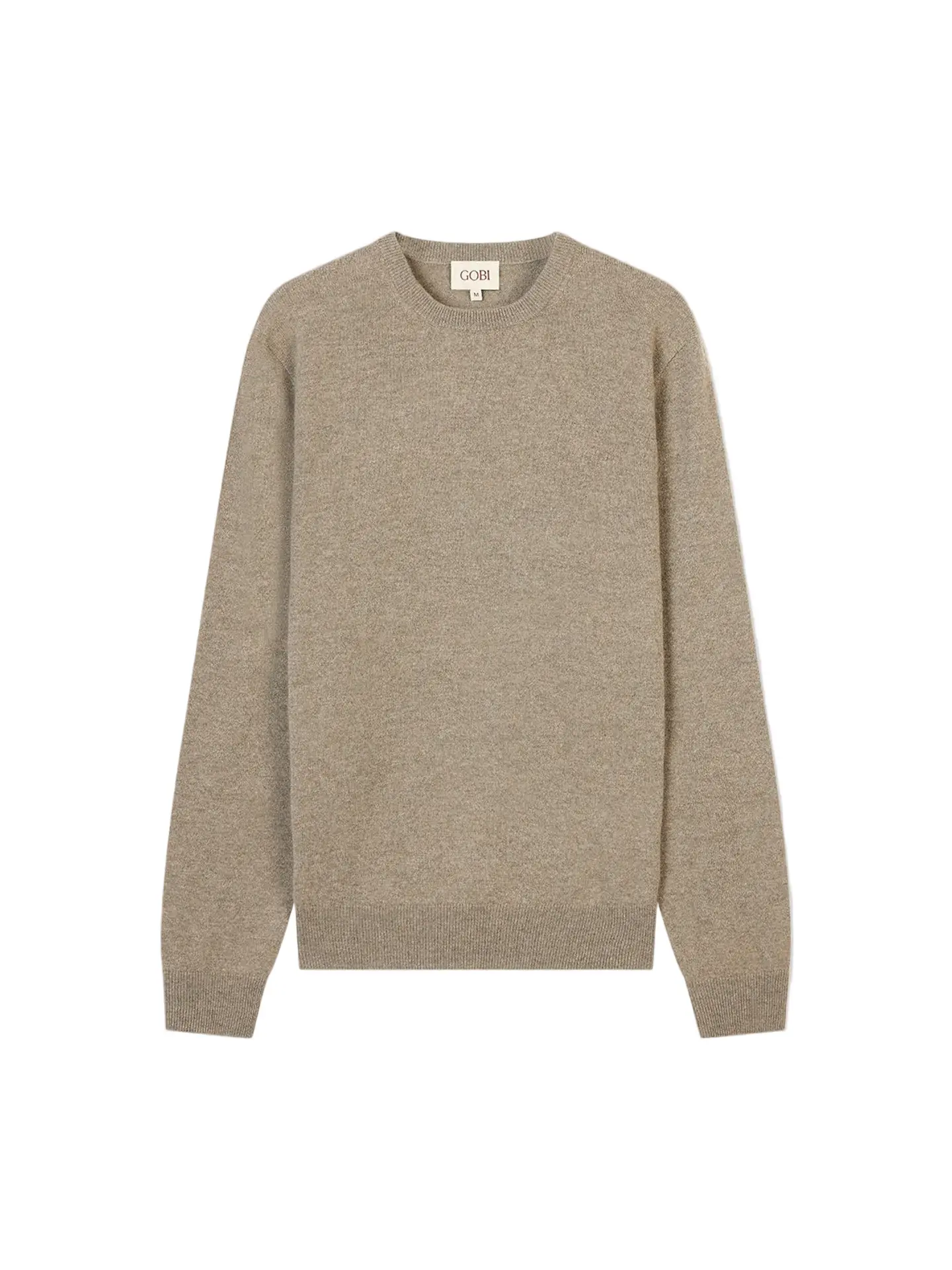 Men's Essential Soft Plain Round Neck Long Sleeve Cashmere Knitwear