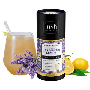 Lush Lavender Lemon Mix - Makes 8+ Servings Organic Slushies, Drinks, Mocktails Natural Fruity Drinks Dairy Free