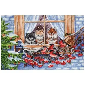 Huskies Counted cross stitch kit 1277A