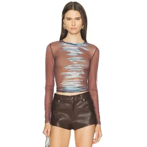 PH5 Betta Mesh Top in Brown