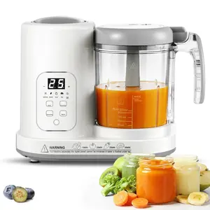 An 4-in-1 Auto-Clean, BPA-Free, for 4-12 Months Baby Food Maker Steamer Blender, Fits 4-12M Baby’s Nutritional Needs, Compact Design for Kitchen, Easy to Operate, Perfect for Busy Parents & Homemade Baby Food Prep