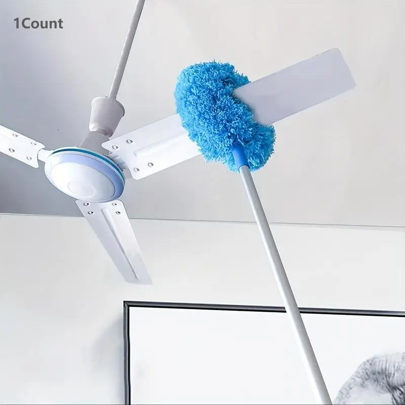 Ceiling Fan Cleaner Duster, Dust Removal Brush, Household Items Removable & Washable Microfiber Ceiling & Fan Duster, Summer Essentials, House Cleaning Tools, Fall Decor Does not apply