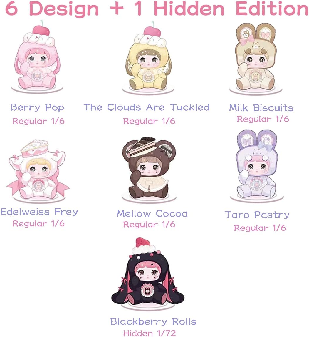 Sweet Kiss Series Blind Box 1 piece (one of 7 possible styles) Cute and adorable doll collectible toy Birthday gift (1 blind box)