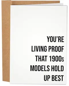 Sleazy Greetings Birthday Card - Funny Card for Men & Women - For Husband or Wife