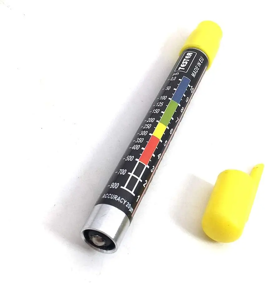 Paint Thickness Gauge,Paint Coating Tester, Car Body Damage Detector,Crash-Test Check, Car Paint Inspection,Water Resistant, Great to Have When Shopping for Used car(Size:17.8x7.2x1.7cm)