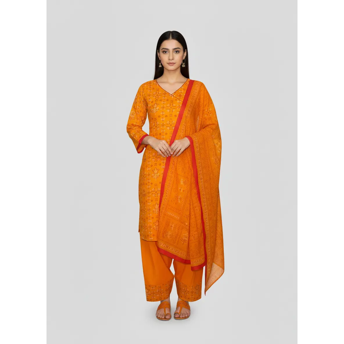3 Pc SAYA Farshi Shalwar