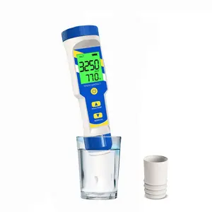 5-in-1 Digital Pool Water Quality Tester Kit | Pool pH Tester, Salt & Salinity Meter, Electronic Pool Water Tester for Swimming Pools, Hot Tubs and Spas