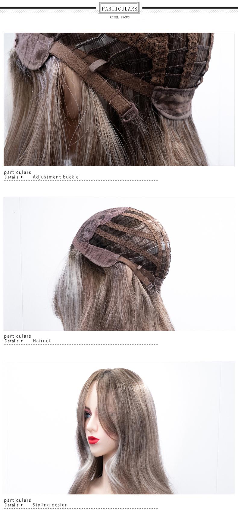 Sunnymay 28-inch layered women’s synthetic wig, ELODIE Tribeca Tiramisu, long curly, ash brown/mixed blonde, glueless, ready to wear, knotless fashion wig