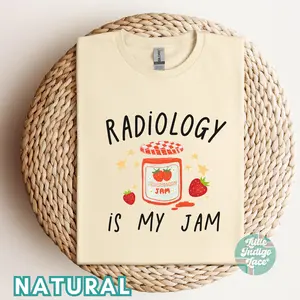 Comfort colors Funny Rad Tech T-shirt Radiology T-shirt Gift For Radiology Technologist Grad Radiology Is My Jam Tee X-ray Xray Tech Ct Tech T-shirt Mri R896Radio
