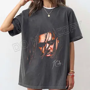 [Sale Up To 40%] Vintage Bootleg J-Cole Face Tshirt, Hip Hop Tee, Gift For Women And Man Unisex T-Shirt, Gift For Fan