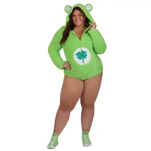 Plus Size Good Luck Bear Romper Costume for Women